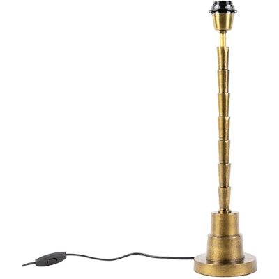 Afbeelding van QAZQA Art Deco tafellamp brons zonder kap Pisos