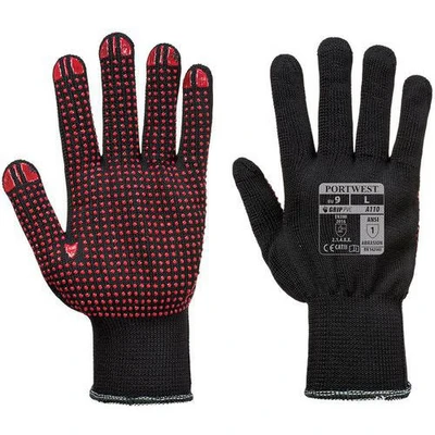 Image de Gant de manutention Polka avec picots PVC A110 Portwest