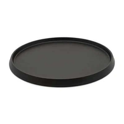 Afbeelding van Bredemeijer Serving tray round bamboo black Ø35x2cm