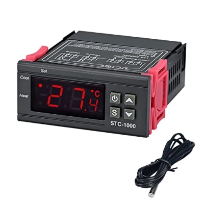 Afbeelding van COVVY STC 1000 digitale thermostaat centigrade AC 110 220V koelregelaar / W 3ft NTC sensor probe