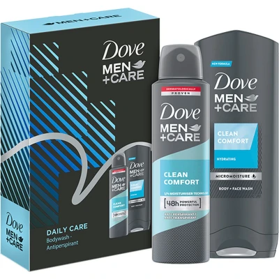 Afbeelding van Dove Men + Care Daily Cadeauset Clean Comfort 250 150 ml