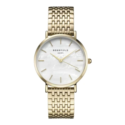 Afbeelding van Rosefield dames The Upper East Side horloge UEWG U21 in de kleur Goud