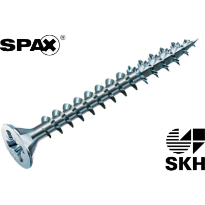 Afbeelding van Spax Spaanplaatschroef Verzinkt PK 4.5 x 40 500 stuks