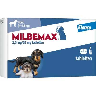 Afbeelding van Milbemax Tablet Ontworming Puppy/Kleine Hond 2X2 TABL