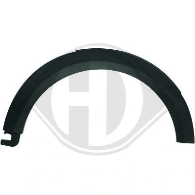 Afbeelding van DIEDERICHS 1208063 Sier / beschermingspaneel, spatbord Links voor MINI: Hatchback