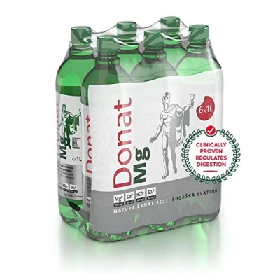 Afbeelding van Natuurlijk magnesiumwater 1000 mg magnesium in ml &quot;Donat Mg&quot; los 6 x 1 liter