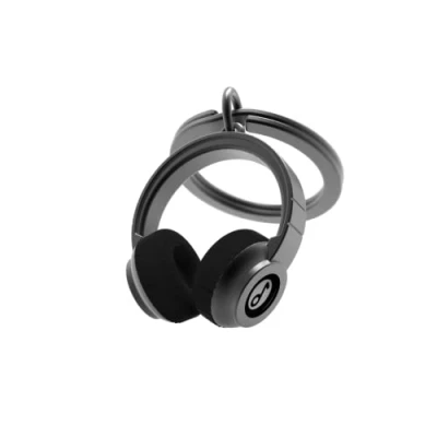 Image de Porte clés Metalmorphose Casque Audio Noir