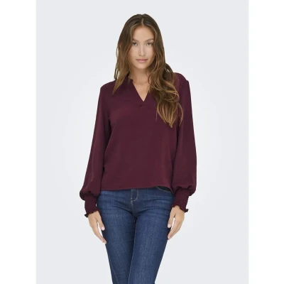 Afbeelding van ONLY Blouse Mette Bordeaux M