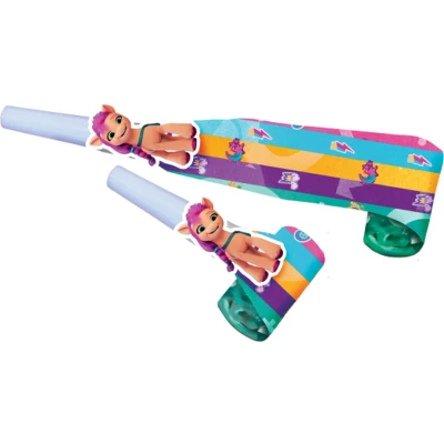 Afbeelding van Amscan Roltoeters My Little Pony 8 stuks