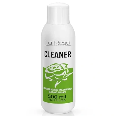 Image de la Rosa Productos Profesionales Nail CLEANER ongles degraissant 500 ml Pour essuyer base de vernis gel manucure UV LED désinfecter l’ongle et éliminer les couches collantes, CLENASER