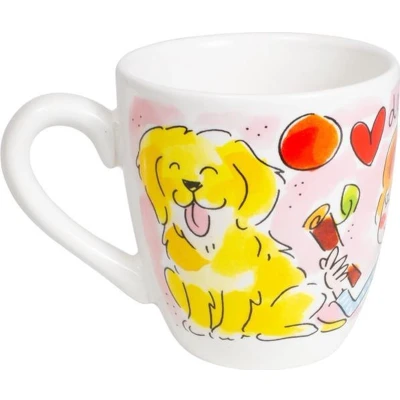 Afbeelding van Blond Amsterdam Kopje Dog Lover 0,2L 8X8X8,5CM