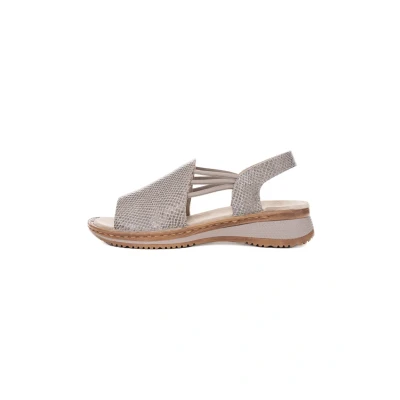 Afbeelding van ara Hawaii Sandalen met sleehak, Dames, Maat: 36, Beige Veloursleer