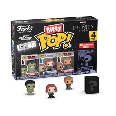 Image de Pack 4 figurines Funko Bitty Pop Marvel Hulk