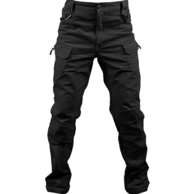 Afbeelding van Heren gevechtsbroek militaire werkbroek tactische casual klimbroek klimbroek, zwart, M, zwart.