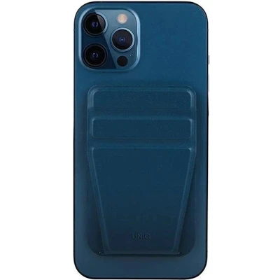 Afbeelding van UNIQ Lyft magnetische snap on standaard en kaarthouder blauw/blauw