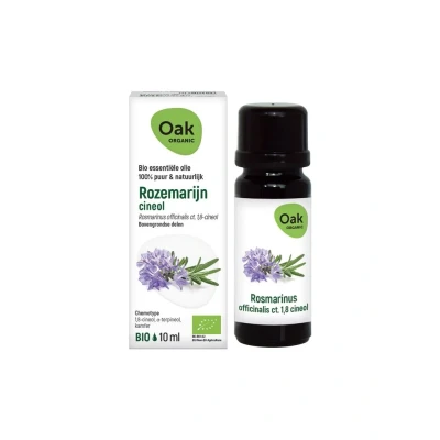 Afbeelding van Oak Organic Essential Oils Rozemarijn Cineol Olie 10 ml