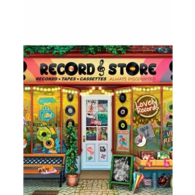 Afbeelding van Ravensburger puzzel Vintage Vinyl Legpuzzel 1000 stukjes