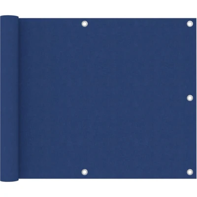 Afbeelding van vidaXL Balkonscherm 75x600 cm oxford stof blauw