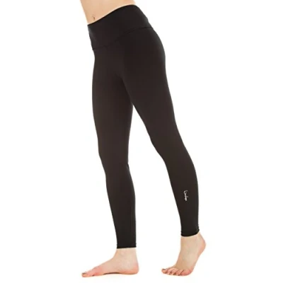 Afbeelding van Winshape WTL1 Slim Long Panty voor dames, zwart.