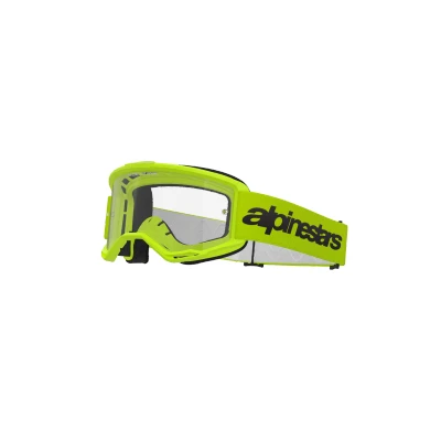 Afbeelding van Alpinestars Vision 3 Wordmark Crossbril Fluor Geel (Lens: Helder)