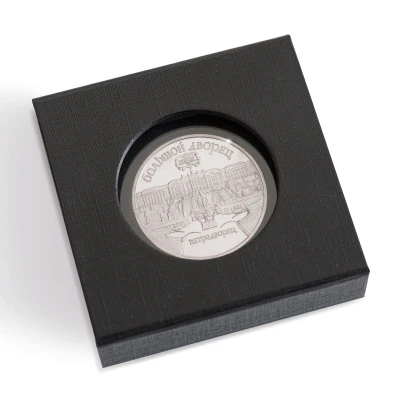 Afbeelding van Leuchtturm Leuchtturm, Munten box, Airbox voor capsule 50x50 mm. (1 st.) Zwart afm: 71x71x19 per st.