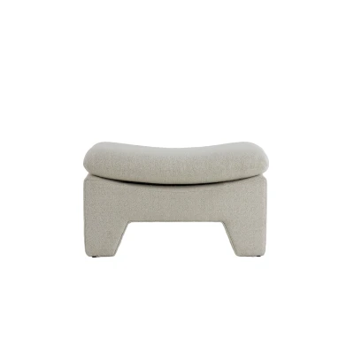 Afbeelding van Light &amp; Living Poef DASHA 80x40x48.5cm Bruin