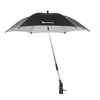 Image de BADABULLE Ombrelle Universelle Noire Anti UV 50+ pour Poussette
