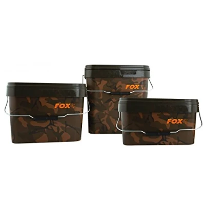 Image de Fox Camo Square Bucket 17L Seau de pêche
