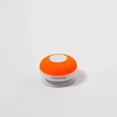 Afbeelding van Sunnylife Beach Accessoires Bluetooth Speaker Waterproof Zuignap Neon Siliconen Oranje
