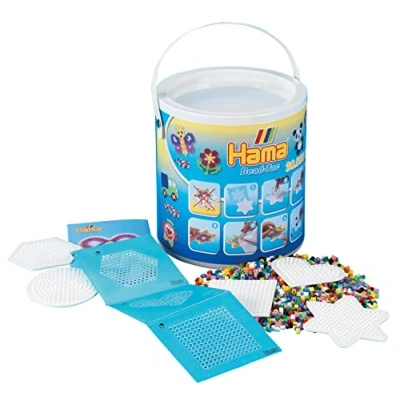 Afbeelding van Hama Bead Tac Strijkkralenset in Emmer, 20.000st.