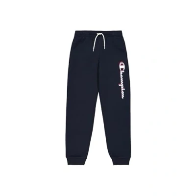 Image de Champion Pantalon de survêtement Legacy Big Logo pour garçon, Bleu (Bs501), 7 8 ans