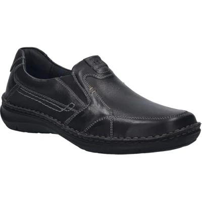 Afbeelding van Josef Seibel NEW Anvers 01 Instappers, Heren, Maat: 45, Schwarz Leer