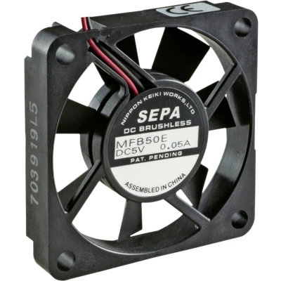 Afbeelding van SEPA MFB50E12A Axiaalventilator 12 V/DC 14.3 m3/h (l x b h) 50 10.2 mm