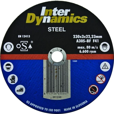 Afbeelding van InterDynamics doorslijpschijf 230x3x22,23mm