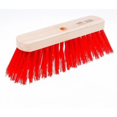 Afbeelding van Kelfort Straatbezem rood pvc 29cm