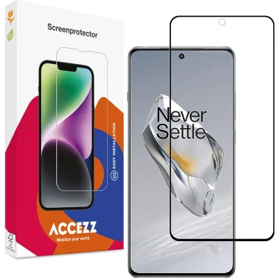 Afbeelding van Accezz Screenprotector Geschikt voor OnePlus 12 Gehard Glass Full Cover