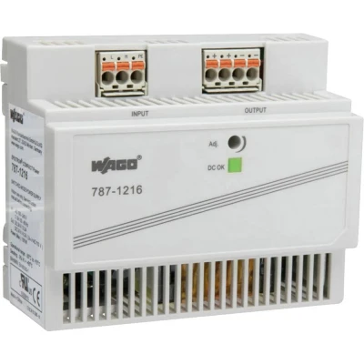 Afbeelding van WAGO 787 1216 DIN rail netvoeding 24 V 4.2 A 100.8 W Aantal uitgangen: 1 x Inhoud: stuk(s)