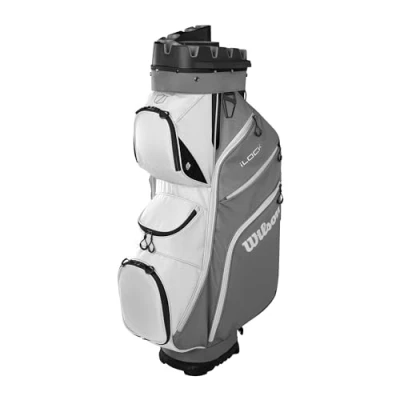 Afbeelding van Wilson Staff I Lock cartbag grijs/wit/zwart