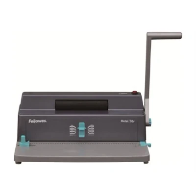 Image de Fellowes Metal 50R Machine à relier fil métallique diamètre max. : 50 mm perforation 12 feuilles reliure 450