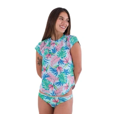 Afbeelding van Hurley Java Tropical Uv Korte Mouw T shirt Veelkleurig S