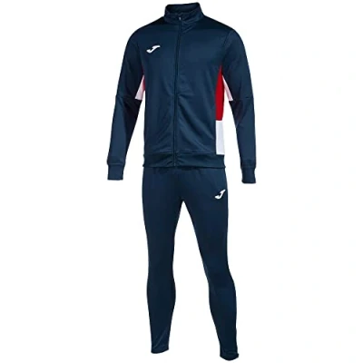 Afbeelding van Joma Trainingspak Danubio II marineblauw rood wit