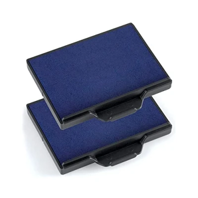 Afbeelding van Trodat 2 x 6/58 reservekussens voor professionals 5208, 5480, 5274, 5474, 55418, 55512 en 5485, blauwe inkt, A CL