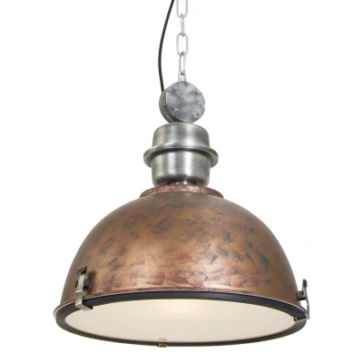 Afbeelding van Hanglamp Steinhauer Bikkel Bruin Industrieel Eetkamer Modern