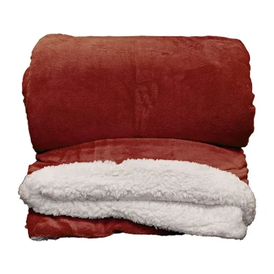 Afbeelding van Unique Living Lars Fleece Plaid XL 220x240 cm Redwood