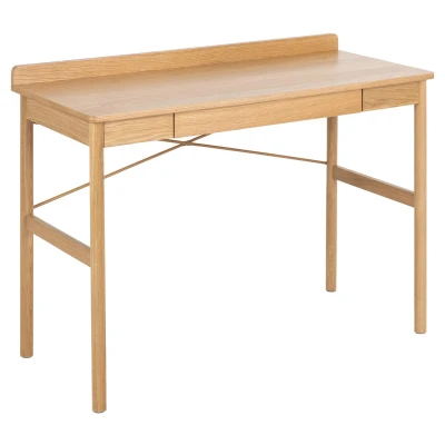 Afbeelding van Bureau Naturel Eikenhout 110x50x80cm Morris Giga Living