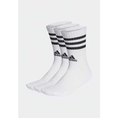 Afbeelding van adidas Performance 3 Stripes CREW PACK Sportsokken White black, Maat: Small, black