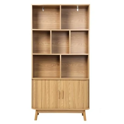 Afbeelding van Boekenkast met 2 schuifdeuren H157,5 cm ERNEST