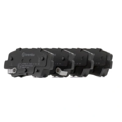 Afbeelding van BREMBO P 30 101 Remblokkenset Met akoestische slijtagewaarschuwing toebehoren HYUNDAI: Kona SUV, Box Body / KIA: SOUL 2
