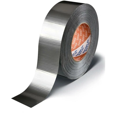 Afbeelding van tesa STRONG 04663 00007 02 Textieltape Professional Zilver (l x b) 50 m 48 mm 1 stuk(s)