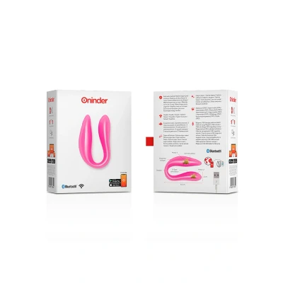 Afbeelding van Koppelvibrator Lisboa Double Pleasure + App Roze
